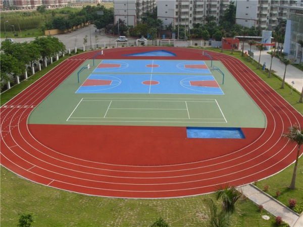 包头市塑胶地坪塑胶跑道施工 - 厂家
